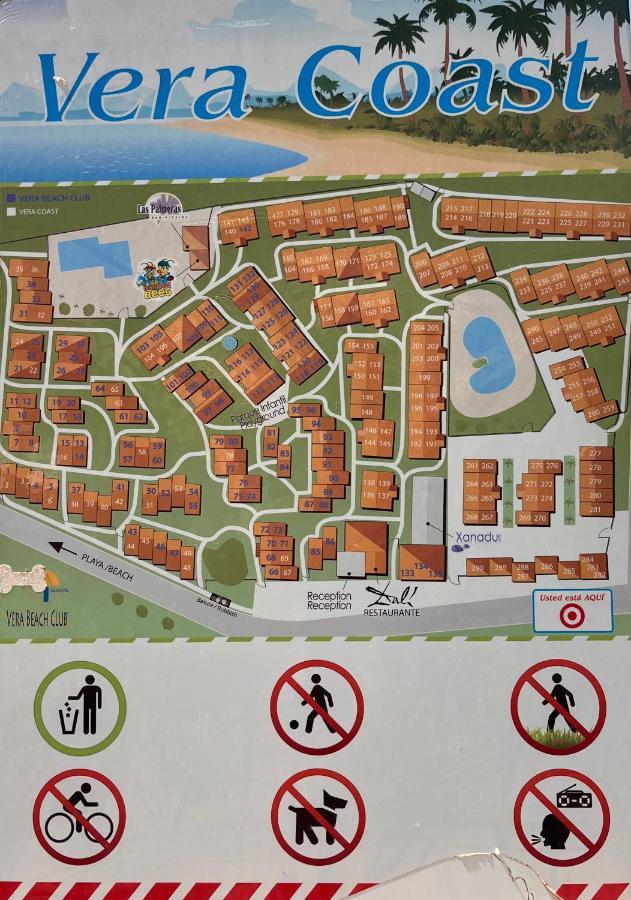 Duplex Del Sol En Vera Coast Exterior foto
